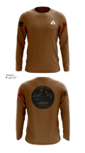1033rd Engineer Support Company Long Sleeve Performance Shirt - 22