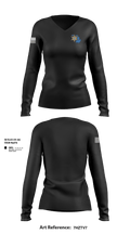 Eaton County Sheriff’s Office 25804306 Women's Long Sleeve V-neck Shirt - 1