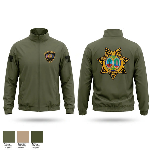 Windbreaker, Berkeley County Sheriff Office, Police, Teamtime, Team time, sublimation, custom sports apparel, team uniforms, spirit wear, spiritwear, sports uniforms, custom shirts, team store, custom team store, fundraiser sports, apparel fundraiser