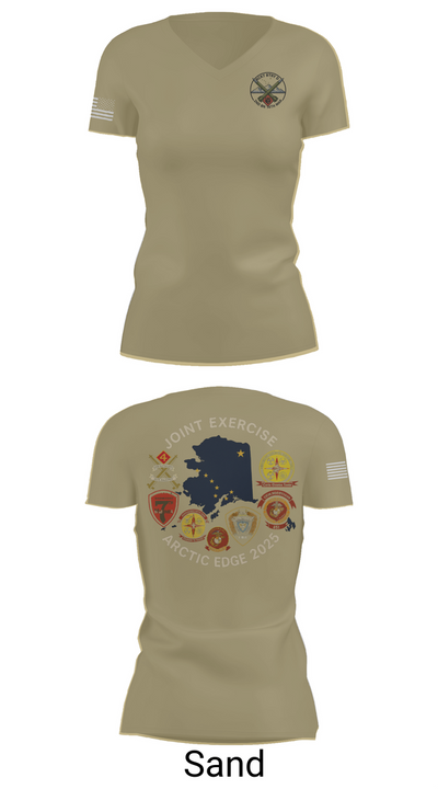 RCKT BTRY D 2nd BN 14th MAR 78897575 Women's Short Sleeve V-neck Shirt - 88