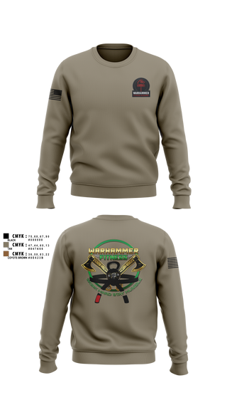 Crew Neck Sweatshirt, Warhammer Fitness, , Teamtime, Team time, sublimation, custom sports apparel, team uniforms, spirit wear, spiritwear, sports uniforms, custom shirts, team store, custom team store, fundraiser sports, apparel fundraiser