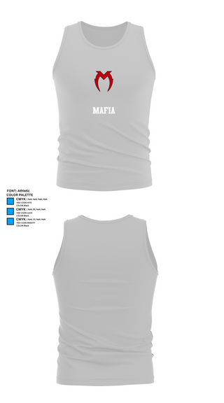Tank Top, Mafia, Baseball, Teamtime, Team time, sublimation, custom sports apparel, team uniforms, spirit wear, spiritwear, sports uniforms, custom shirts, team store, custom team store, fundraiser sports, apparel fundraiser