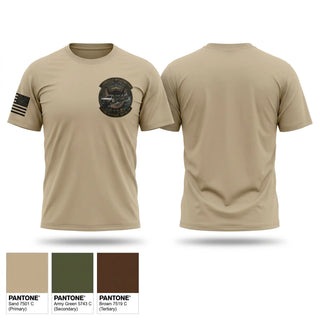 Old School Cotton Feel Shirt, Logistics & Infrastructure Platoon Crisis Response Battalion, National Guard, Teamtime, Team time, sublimation, custom sports apparel, team uniforms, spirit wear, spiritwear, sports uniforms, custom shirts, team store, custom team store, fundraiser sports, apparel fundraiser