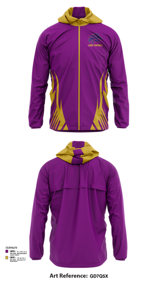 Windbreaker, Littleton High School Football, , Teamtime, Team time, sublimation, custom sports apparel, team uniforms, spirit wear, spiritwear, sports uniforms, custom shirts, team store, custom team store, fundraiser sports, apparel fundraiser