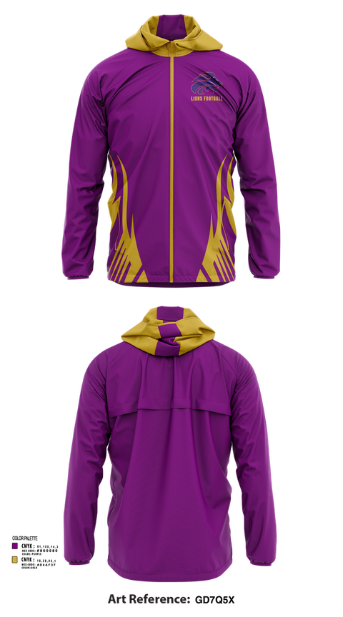 Windbreaker, Littleton High School Football, , Teamtime, Team time, sublimation, custom sports apparel, team uniforms, spirit wear, spiritwear, sports uniforms, custom shirts, team store, custom team store, fundraiser sports, apparel fundraiser