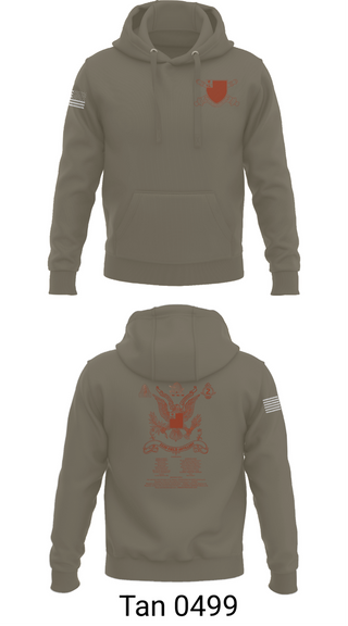 Hoodie, 2nd Battalion 222nd Field Artillery, , Teamtime, Team time, sublimation, custom sports apparel, team uniforms, spirit wear, spiritwear, sports uniforms, custom shirts, team store, custom team store, fundraiser sports, apparel fundraiser