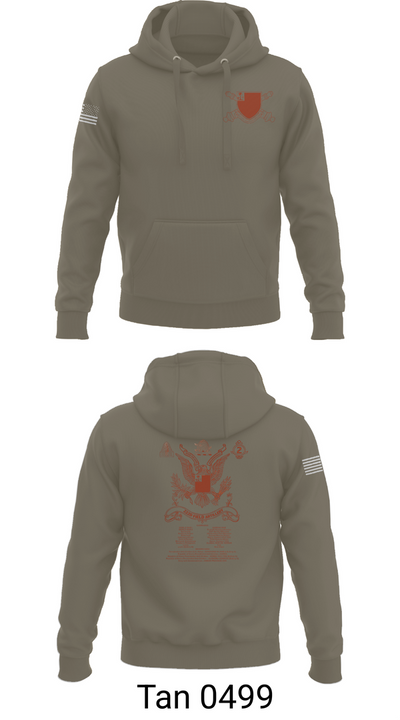 2nd Battalion 222nd Field Artillery 79682132 Hoodie - 78