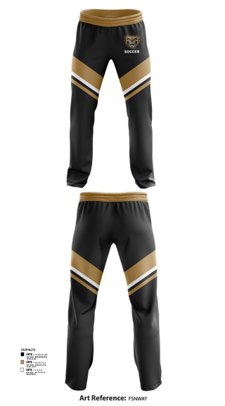 Sweatpants, Golden Grizzlies Soccer, Women's Soccer, Teamtime, Team time, sublimation, custom sports apparel, team uniforms, spirit wear, spiritwear, sports uniforms, custom shirts, team store, custom team store, fundraiser sports, apparel fundraiser