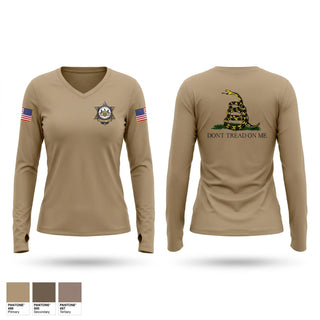 Womens Long Sleeve Vneck Shirt, Pennsylvania State Constable, Police, Teamtime, Team time, sublimation, custom sports apparel, team uniforms, spirit wear, spiritwear, sports uniforms, custom shirts, team store, custom team store, fundraiser sports, apparel fundraiser