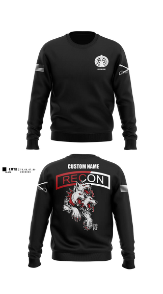 Crew Neck Sweatshirt, Assassin Troop, 2-15 CAV, Army, Teamtime, Team time, sublimation, custom sports apparel, team uniforms, spirit wear, spiritwear, sports uniforms, custom shirts, team store, custom team store, fundraiser sports, apparel fundraiser