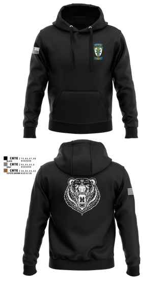 Hoodie, HQ, 309TH MI BN, , Teamtime, Team time, sublimation, custom sports apparel, team uniforms, spirit wear, spiritwear, sports uniforms, custom shirts, team store, custom team store, fundraiser sports, apparel fundraiser