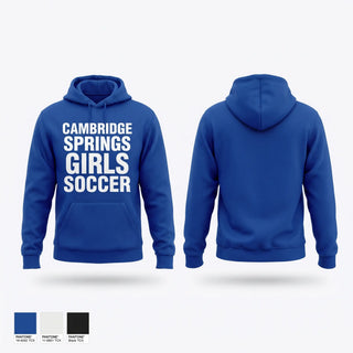 Hoodie, Cambridge springs girls soccer, Women's Soccer, Teamtime, Team time, sublimation, custom sports apparel, team uniforms, spirit wear, spiritwear, sports uniforms, custom shirts, team store, custom team store, fundraiser sports, apparel fundraiser