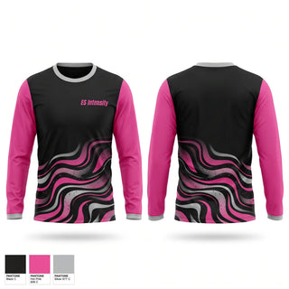 Long Sleeve Performance Shirt, ES Intensity, Cheer, Teamtime, Team time, sublimation, custom sports apparel, team uniforms, spirit wear, spiritwear, sports uniforms, custom shirts, team store, custom team store, fundraiser sports, apparel fundraiser