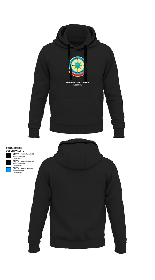 Hoodie, Snohomish County Search & Rescue, , Teamtime, Team time, sublimation, custom sports apparel, team uniforms, spirit wear, spiritwear, sports uniforms, custom shirts, team store, custom team store, fundraiser sports, apparel fundraiser