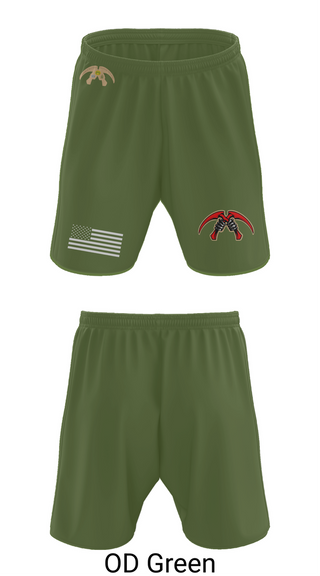 Athletic Shorts With Pockets, Cronos, Army, Teamtime, Team time, sublimation, custom sports apparel, team uniforms, spirit wear, spiritwear, sports uniforms, custom shirts, team store, custom team store, fundraiser sports, apparel fundraiser