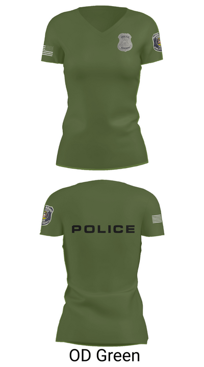 RRPD 85148430 Women's Short Sleeve V-neck Shirt - 46
