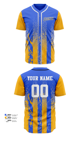 Full Button Baseball Jersey, Oconto Baseball, Baseball, Teamtime, Team time, sublimation, custom sports apparel, team uniforms, spirit wear, spiritwear, sports uniforms, custom shirts, team store, custom team store, fundraiser sports, apparel fundraiser
