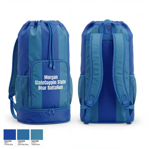 Gear Bag, Morgan State/Coppin State Bear Battalion, Army, Teamtime, Team time, sublimation, custom sports apparel, team uniforms, spirit wear, spiritwear, sports uniforms, custom shirts, team store, custom team store, fundraiser sports, apparel fundraiser
