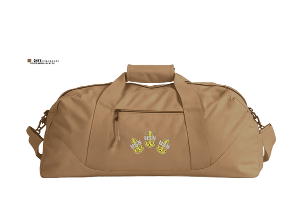 Duffle Bag, MES PACNORWEST HVU  Chiefs Mess, Navy, Teamtime, Team time, sublimation, custom sports apparel, team uniforms, spirit wear, spiritwear, sports uniforms, custom shirts, team store, custom team store, fundraiser sports, apparel fundraiser