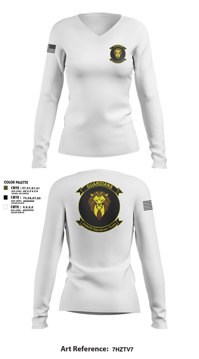 2nd Plt 6254296 Women's Long Sleeve V-neck Shirt - 2