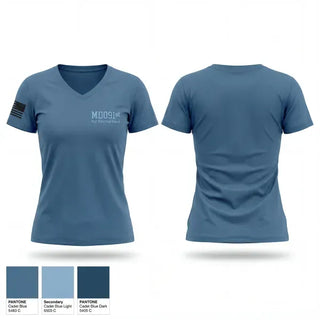 Womens Short Sleeve Vneck Shirt, MD-091st, Air Force, Teamtime, Team time, sublimation, custom sports apparel, team uniforms, spirit wear, spiritwear, sports uniforms, custom shirts, team store, custom team store, fundraiser sports, apparel fundraiser