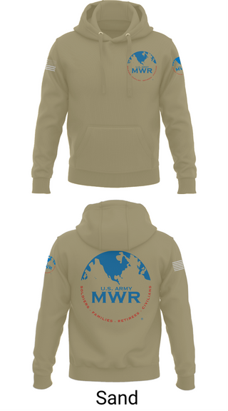 Hoodie, FAMILY AND MORALE, WELFARE AND RECREATION, , Teamtime, Team time, sublimation, custom sports apparel, team uniforms, spirit wear, spiritwear, sports uniforms, custom shirts, team store, custom team store, fundraiser sports, apparel fundraiser