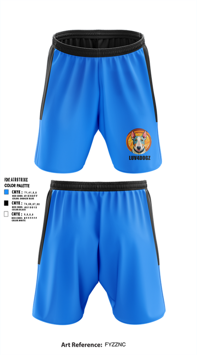 LUV4DOGZ Athletic Shorts With Pockets - 1
