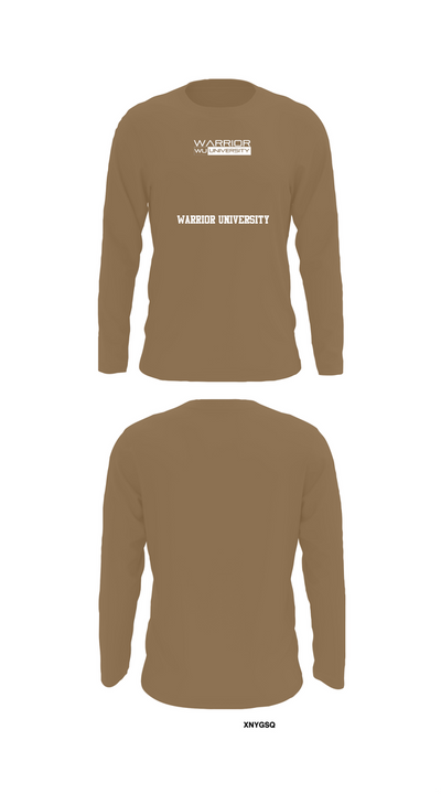 Warrior University Long Sleeve Performance Shirt 5