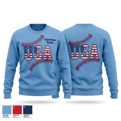 Carolina Rays Crew Neck Sweatshirt - 2