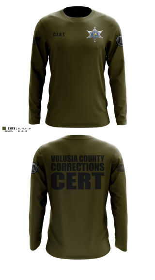 Long Sleeve Performance Shirt, Volusia County CERT, Police, Teamtime, Team time, sublimation, custom sports apparel, team uniforms, spirit wear, spiritwear, sports uniforms, custom shirts, team store, custom team store, fundraiser sports, apparel fundraiser