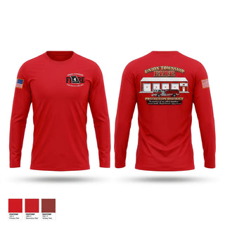 Long Sleeve Performance Shirt, UNION TOWNSHIP FIRE PROTECTION DISTRICT, Fire Department, Teamtime, Team time, sublimation, custom sports apparel, team uniforms, spirit wear, spiritwear, sports uniforms, custom shirts, team store, custom team store, fundraiser sports, apparel fundraiser