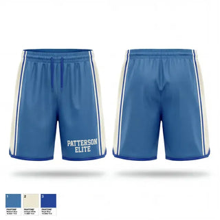 Athletic Shorts With Pockets, PATTERSON ELITE, Men's Basketball, Teamtime, Team time, sublimation, custom sports apparel, team uniforms, spirit wear, spiritwear, sports uniforms, custom shirts, team store, custom team store, fundraiser sports, apparel fundraiser