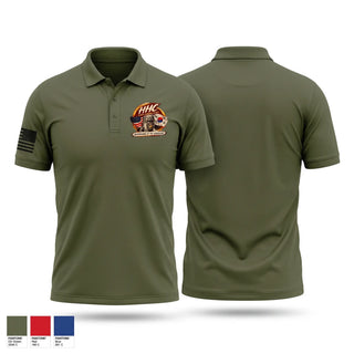 Short Sleeve Performance Polo, HHC USAG YONGSAN-CASEY, Army, Teamtime, Team time, sublimation, custom sports apparel, team uniforms, spirit wear, spiritwear, sports uniforms, custom shirts, team store, custom team store, fundraiser sports, apparel fundraiser