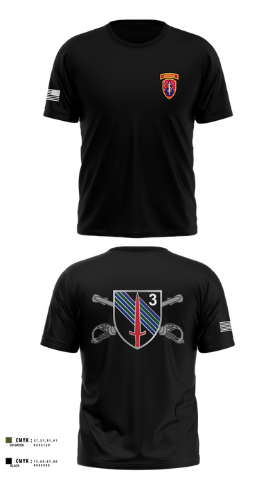3rd SQDN, 5th SFAB Short Sleeve Performance Shirt - 2