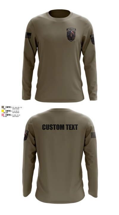 Death Dealers Airsoft 2546891 Long Sleeve Performance Shirt - 10