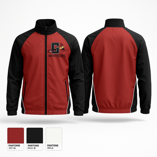 Windbreaker, Warriors, Men's Lacrosse, Teamtime, Team time, sublimation, custom sports apparel, team uniforms, spirit wear, spiritwear, sports uniforms, custom shirts, team store, custom team store, fundraiser sports, apparel fundraiser