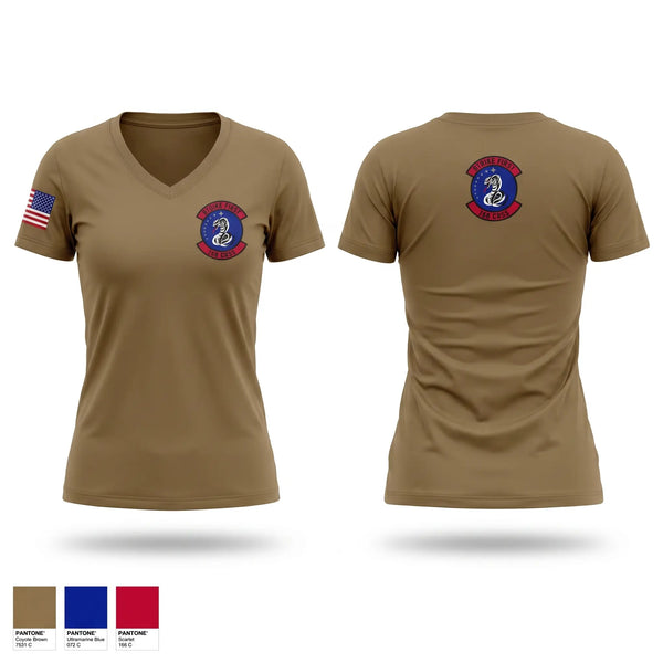 Womens Short Sleeve Vneck Shirt, 156 crss, Air Force, Teamtime, Team time, sublimation, custom sports apparel, team uniforms, spirit wear, spiritwear, sports uniforms, custom shirts, team store, custom team store, fundraiser sports, apparel fundraiser
