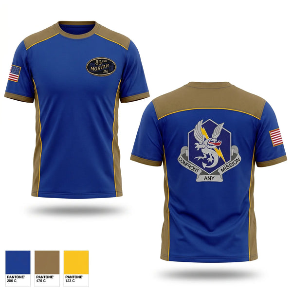 Old School Cotton Feel Shirt, 83d Chemical Battalion, Army, Teamtime, Team time, sublimation, custom sports apparel, team uniforms, spirit wear, spiritwear, sports uniforms, custom shirts, team store, custom team store, fundraiser sports, apparel fundraiser