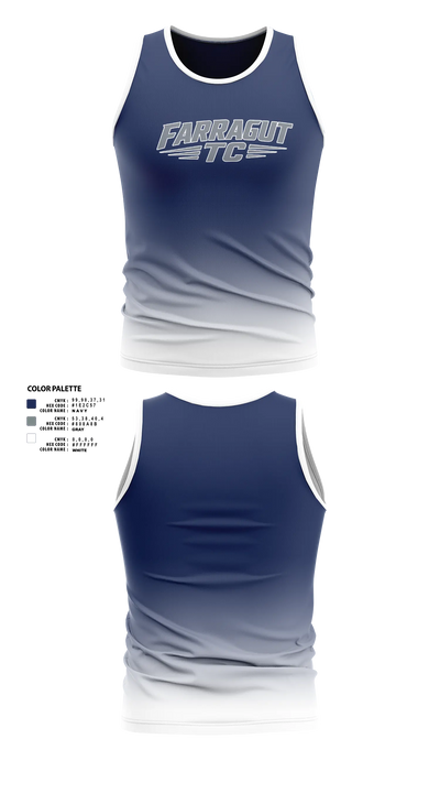 Farragut Track Club Men's Track Singlet - 30