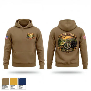 Hoodie, Ozark Mid America, Navy, Teamtime, Team time, sublimation, custom sports apparel, team uniforms, spirit wear, spiritwear, sports uniforms, custom shirts, team store, custom team store, fundraiser sports, apparel fundraiser