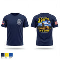 Bristol Tennessee Police Department K9 Unit 84290407 Old School Cotton Feel Shirt - 1