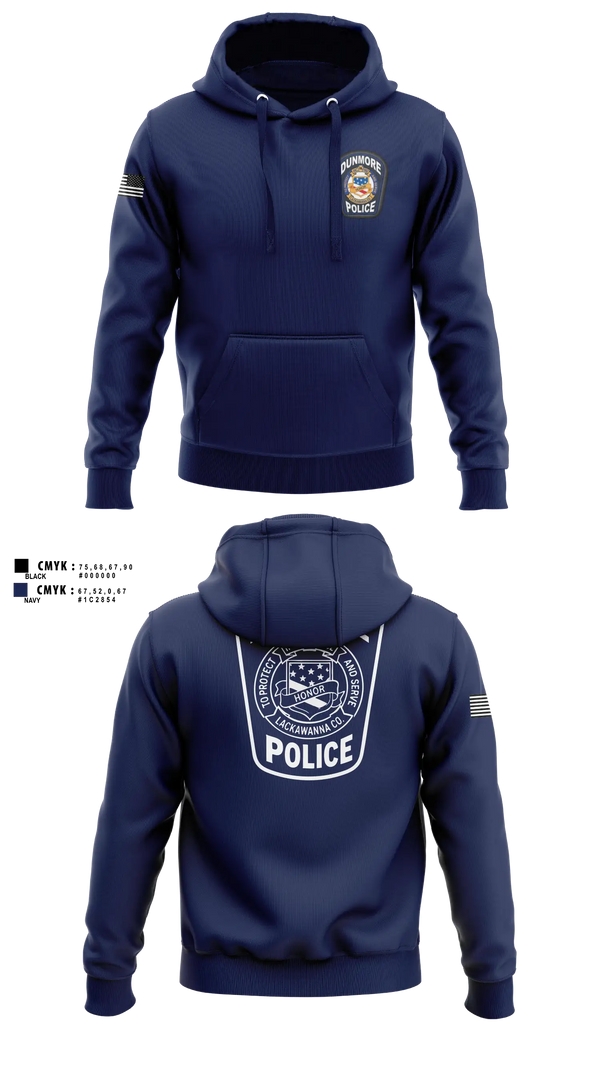 Hoodie, Dunmore Police Department, Police, Teamtime, Team time, sublimation, custom sports apparel, team uniforms, spirit wear, spiritwear, sports uniforms, custom shirts, team store, custom team store, fundraiser sports, apparel fundraiser