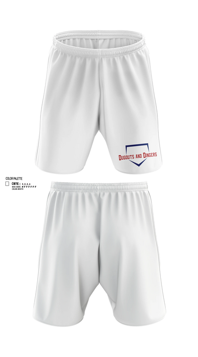 Dugouts and Dingers Athletic Shorts With Pockets - 26