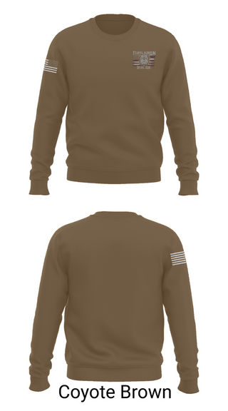 Crew Neck Sweatshirt, Kilo co. 3rd Btn 9th Marines, Marines, Teamtime, Team time, sublimation, custom sports apparel, team uniforms, spirit wear, spiritwear, sports uniforms, custom shirts, team store, custom team store, fundraiser sports, apparel fundraiser