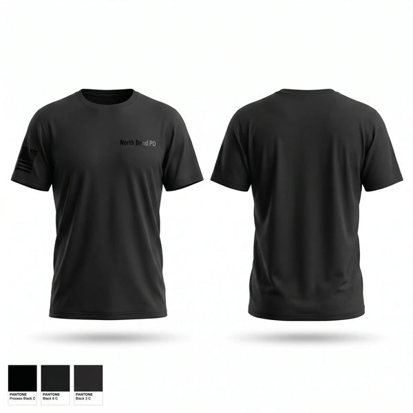 Old School Cotton Feel Shirt, North Bend PD, Police, Teamtime, Team time, sublimation, custom sports apparel, team uniforms, spirit wear, spiritwear, sports uniforms, custom shirts, team store, custom team store, fundraiser sports, apparel fundraiser