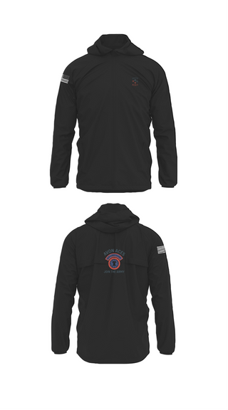 Windbreaker, Avon Indiana Recruiting Station, Army, Teamtime, Team time, sublimation, custom sports apparel, team uniforms, spirit wear, spiritwear, sports uniforms, custom shirts, team store, custom team store, fundraiser sports, apparel fundraiser