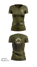 Fannin County Sheriff's Office Women's Short Sleeve V-neck Shirt - 21