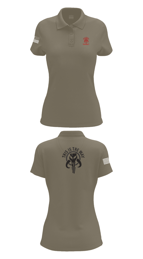Womens Short Sleeve Performance Polo, C Co Pharmacy, , Teamtime, Team time, sublimation, custom sports apparel, team uniforms, spirit wear, spiritwear, sports uniforms, custom shirts, team store, custom team store, fundraiser sports, apparel fundraiser
