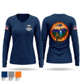 Blue Ridge Fire Resources Women's Long Sleeve V-neck Shirt - 1