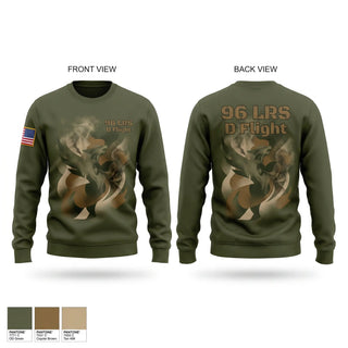 Crew Neck Sweatshirt, 96 LRS D Flight96 LRS D Flight, Air Force, Teamtime, Team time, sublimation, custom sports apparel, team uniforms, spirit wear, spiritwear, sports uniforms, custom shirts, team store, custom team store, fundraiser sports, apparel fundraiser